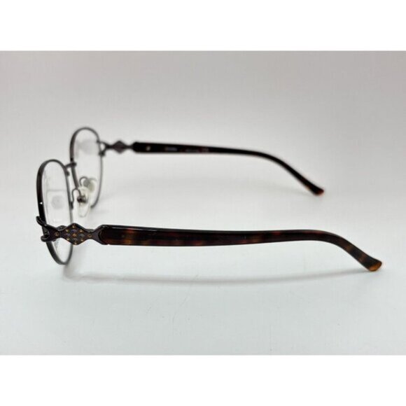 SFEROFLEX - Brown Tortoise 2546-B 441 52-16-135 Oval Eyeglass Frames - Picture 3 of 7